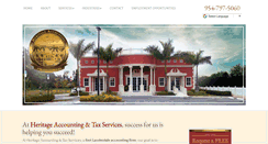 Desktop Screenshot of heritagetaxservices.com