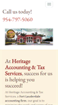 Mobile Screenshot of heritagetaxservices.com